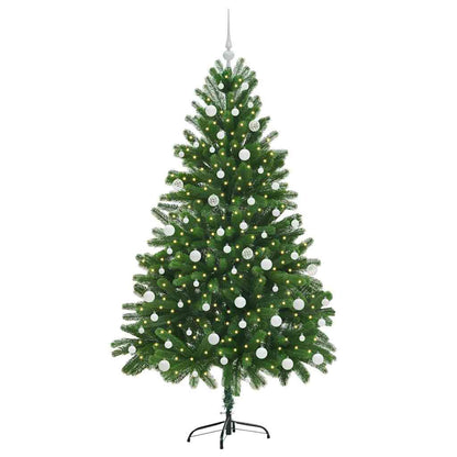 Christmas Tree with 300 LEDs with Stand Green 180 cm PE
