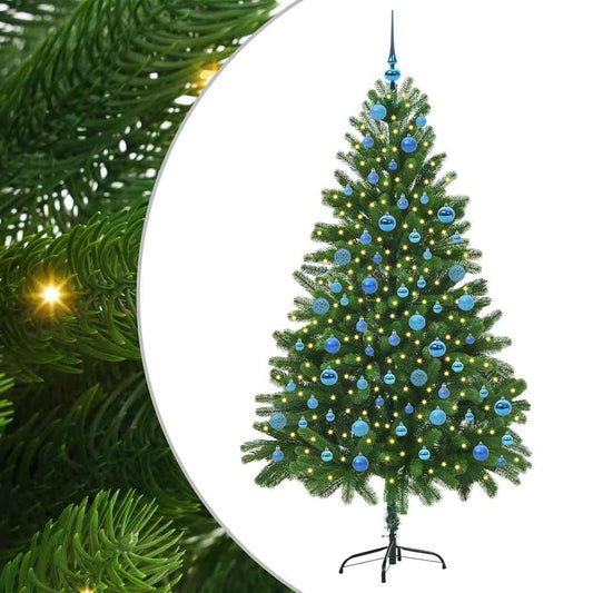 Christmas Tree with 300 LEDs with Stand Green 180 cm PE
