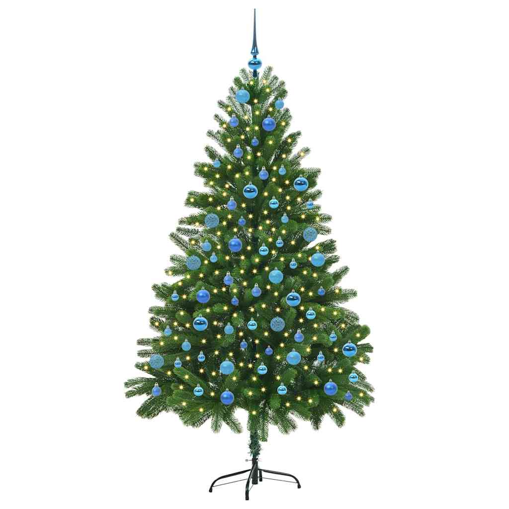 Christmas Tree with 300 LEDs with Stand Green 180 cm PE