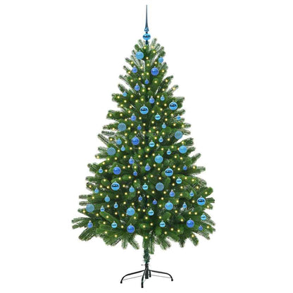 Christmas Tree with 300 LEDs with Stand Green 180 cm PE