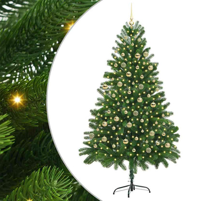 Christmas Tree with 300 LEDs with Stand Green 210 cm PE
