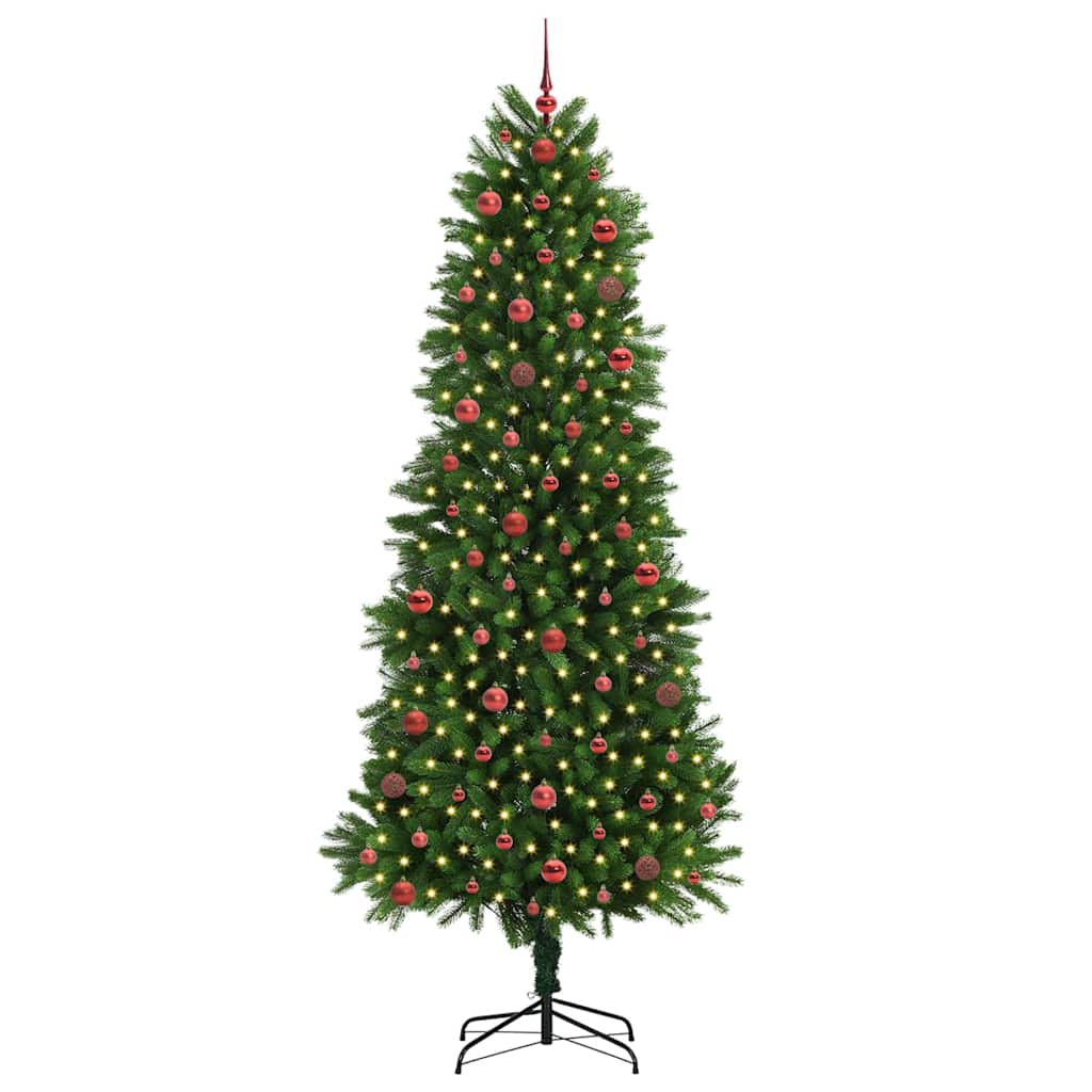 Christmas Tree with LED Light Green 240 cm PE
