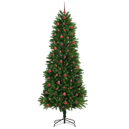 Christmas Tree with LED Light Green 240 cm PE