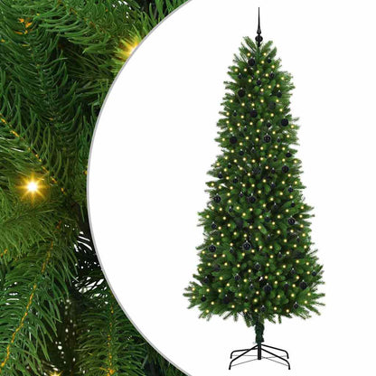 Christmas Tree with 300 LEDs with Stand Green 240 cm PE