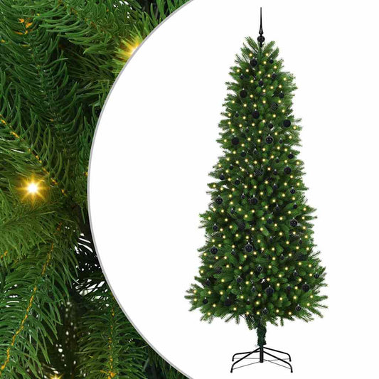 Christmas Tree with 300 LEDs with Stand Green 240 cm PE