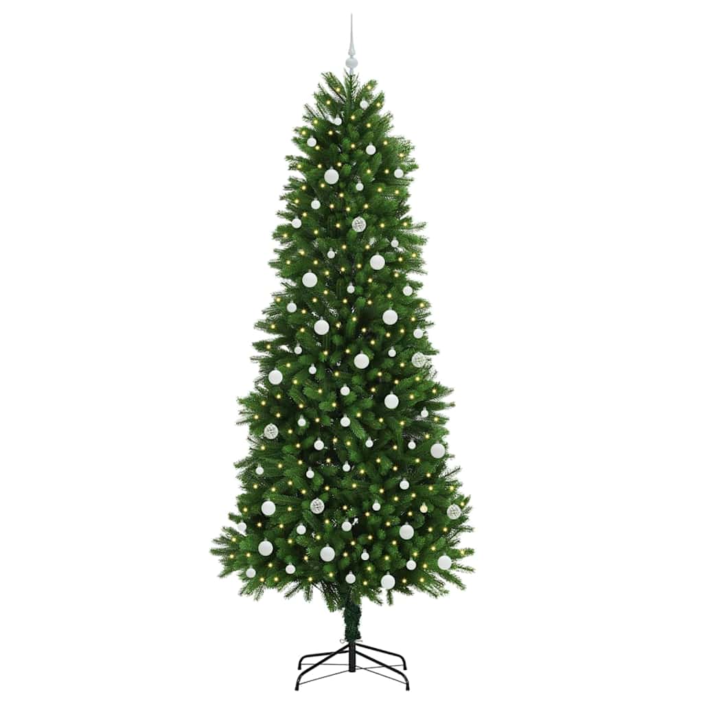 Christmas Tree with 300 LEDs with Stand Green 240 cm PE