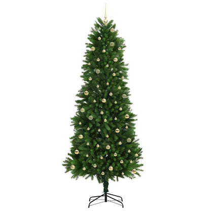 Christmas Tree with LED Light Green 240 cm PE