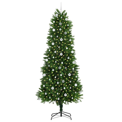Christmas Tree with LED Light Green 240 cm PE