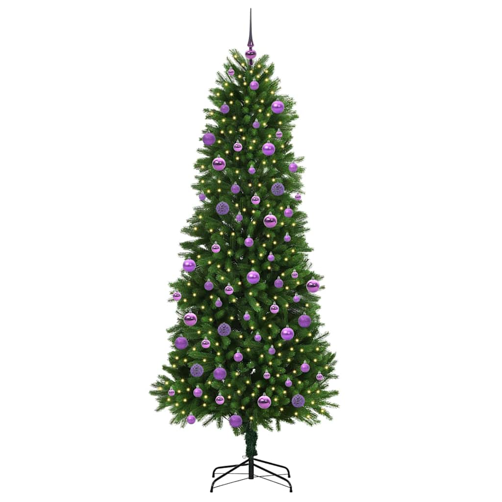 Christmas Tree with 300 LEDs with Stand Green 240 cm PE