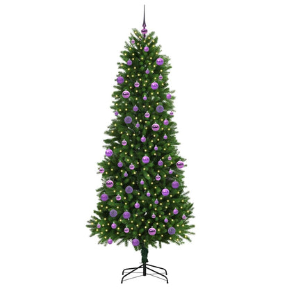 Christmas Tree with 300 LEDs with Stand Green 240 cm PE