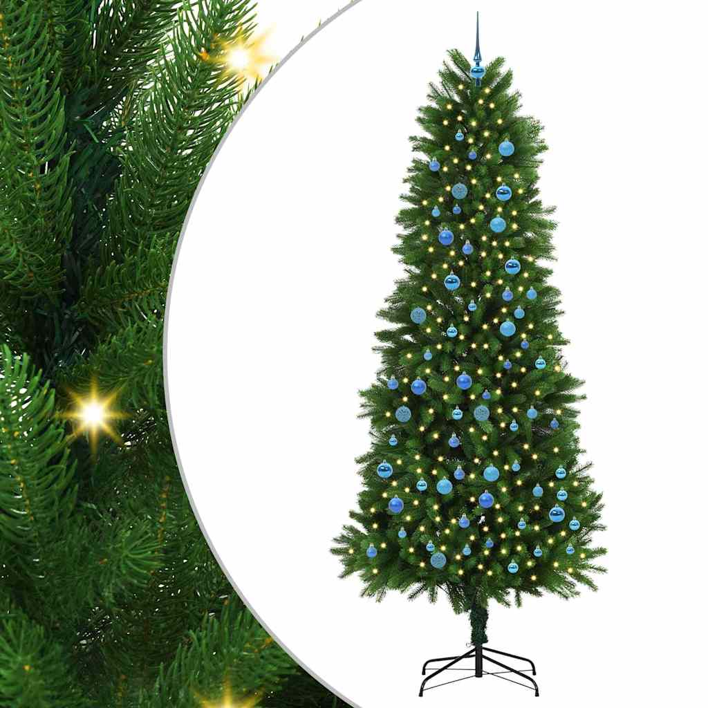 Christmas Tree with 300 LEDs with Stand Green 240 cm PE
