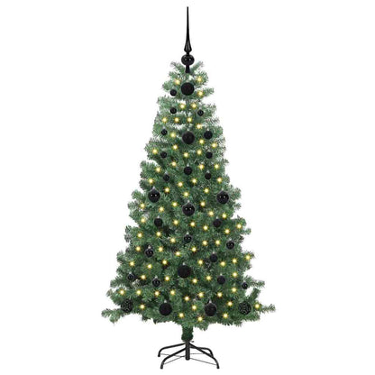 Christmas Tree with 150 LEDs with Stand Green 120 cm PVC