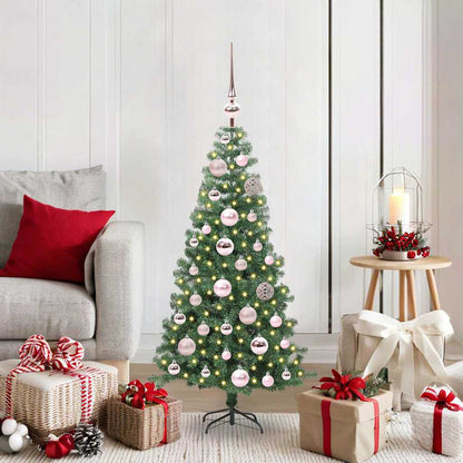 Christmas Tree with 150 LEDs with Stand Green 120 cm PVC