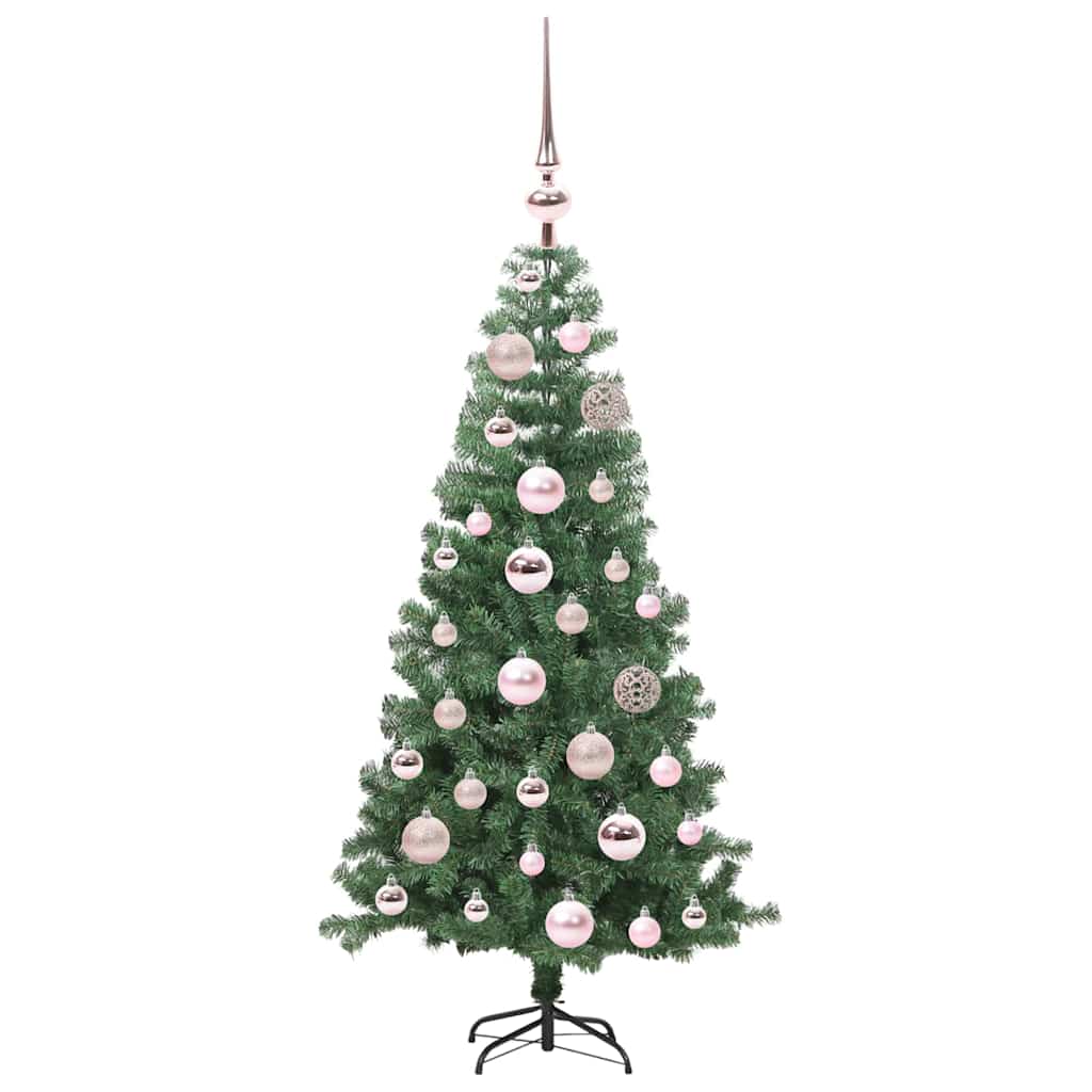Christmas Tree with 150 LEDs with Stand Green 120 cm PVC