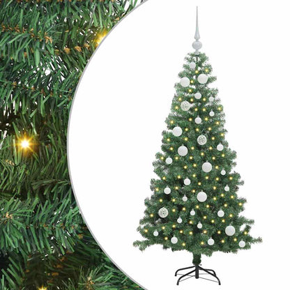 Christmas Tree with 150 LEDs with Stand Green 120 cm PVC