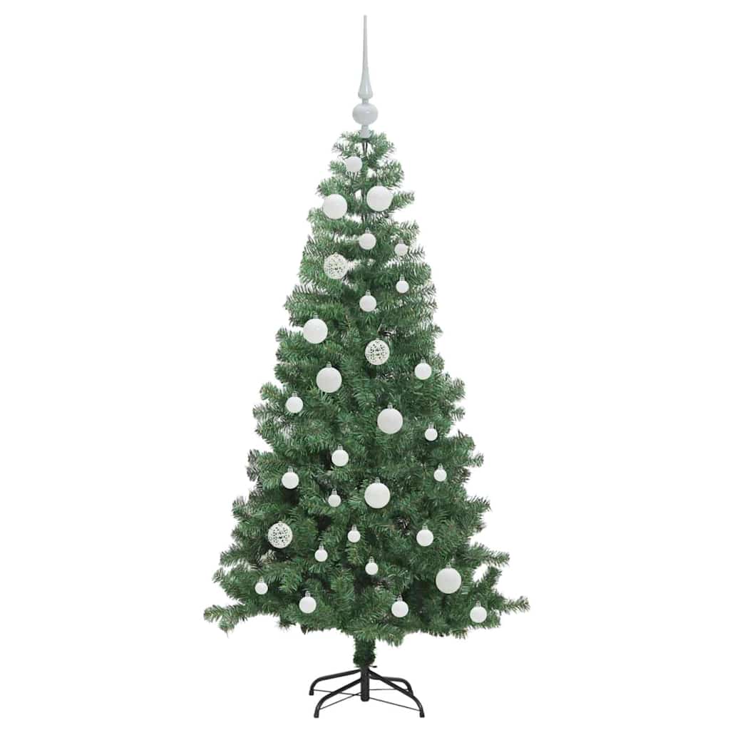 Christmas Tree with 150 LEDs with Stand Green 120 cm PVC