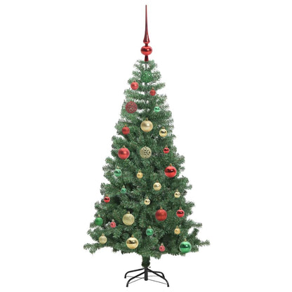 Christmas Tree with 150 LEDs with Stand Green 120 cm PVC