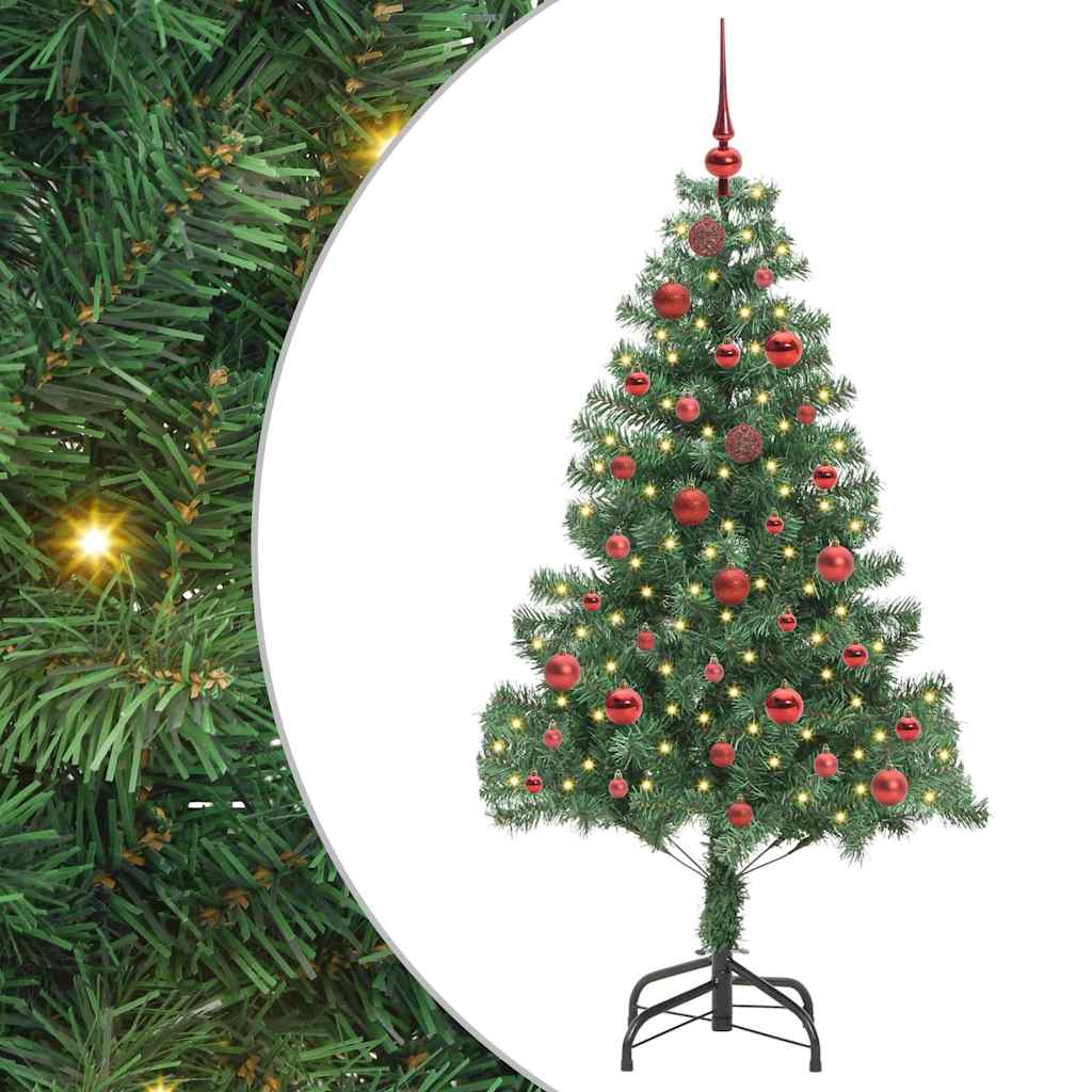 Christmas Tree with 150 LEDs with Stand Green 150 cm PVC