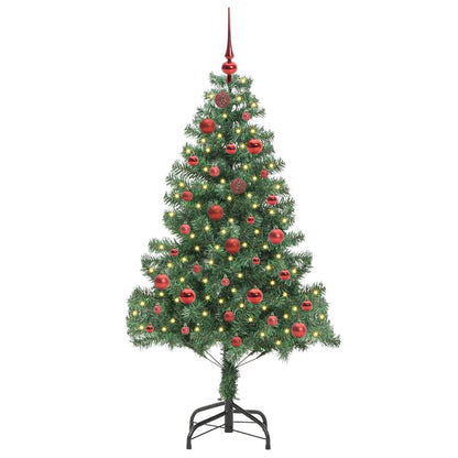 Christmas Tree with 150 LEDs with Stand Green 150 cm PVC