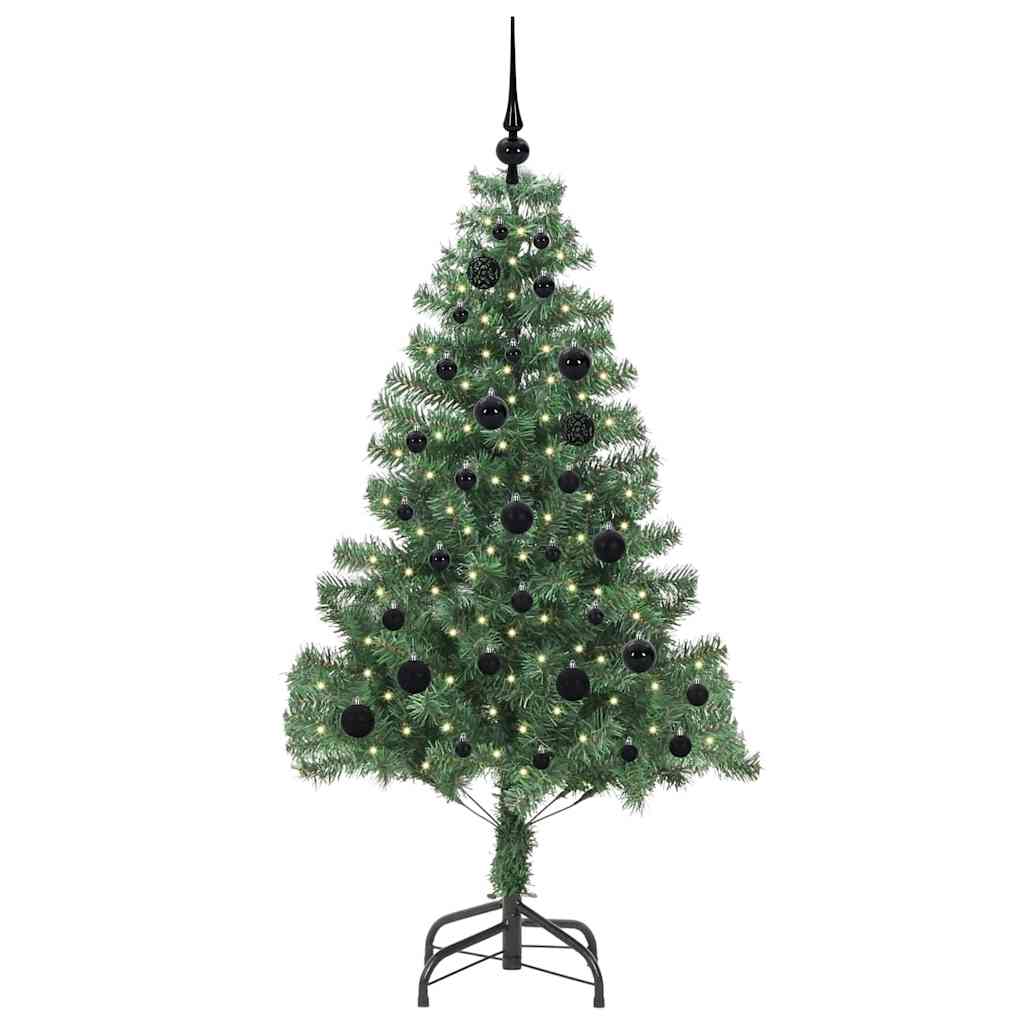 Christmas Tree with 150 LEDs with Stand Green 150 cm PVC