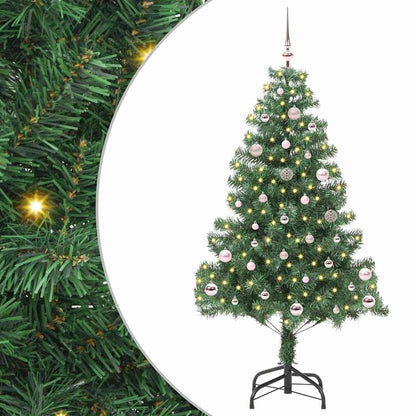 Christmas Tree with 150 LEDs with Stand Green 150 cm PVC