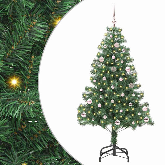 Christmas Tree with 150 LEDs with Stand Green 150 cm PVC