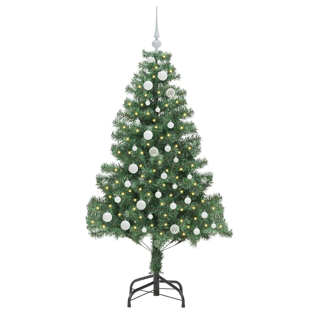 Christmas Tree with 150 LEDs with Stand Green 150 cm PVC