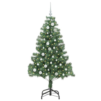 Christmas Tree with 150 LEDs with Stand Green 150 cm PVC
