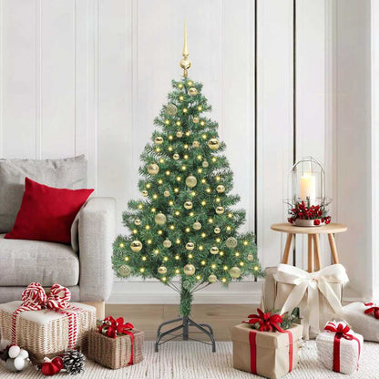 Christmas Tree with 150 LEDs with Stand Green 150 cm PVC