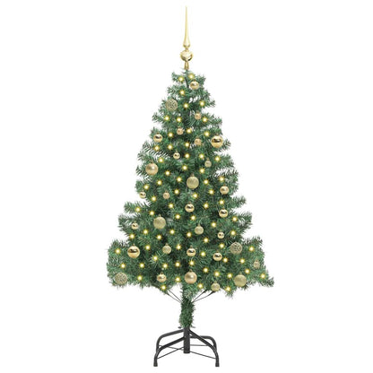 Christmas Tree with 150 LEDs with Stand Green 150 cm PVC