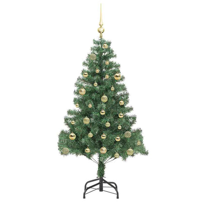 Christmas Tree with 150 LEDs with Stand Green 150 cm PVC