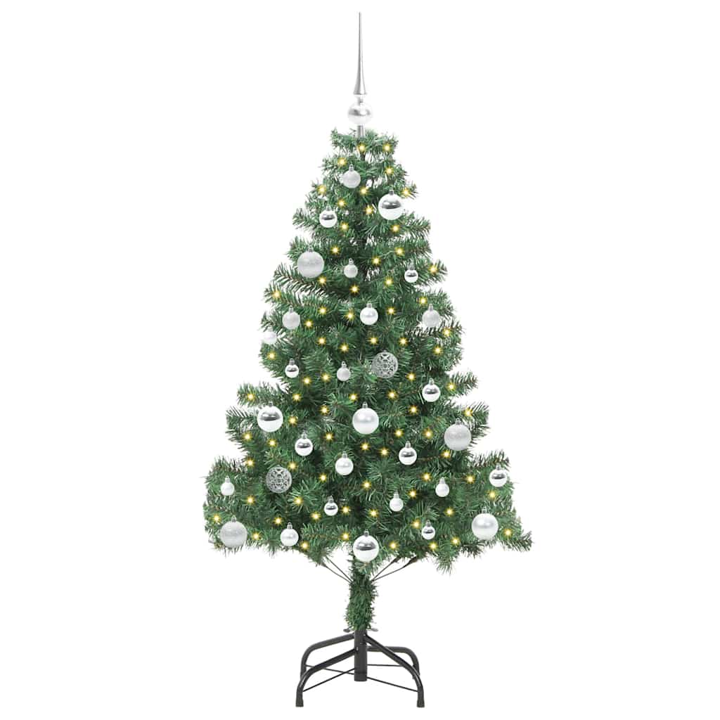 Christmas Tree with 150 LEDs with Stand Green 150 cm PVC