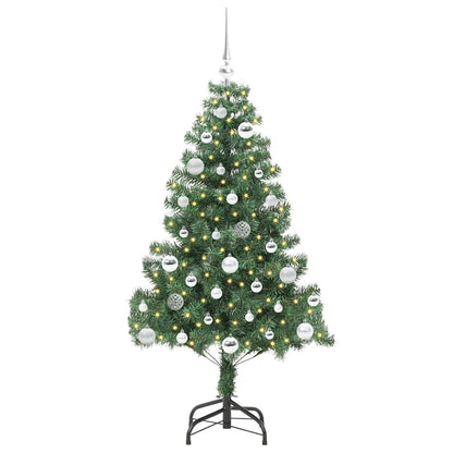 Christmas Tree with 150 LEDs with Stand Green 150 cm PVC