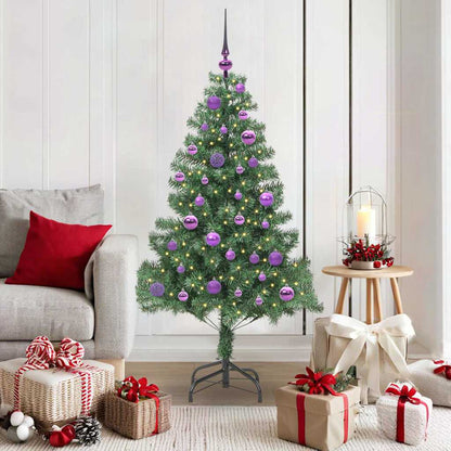 Christmas Tree with 150 LEDs with Stand Green 150 cm PVC