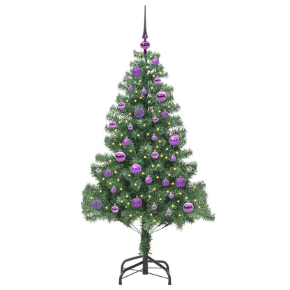 Christmas Tree with 150 LEDs with Stand Green 150 cm PVC