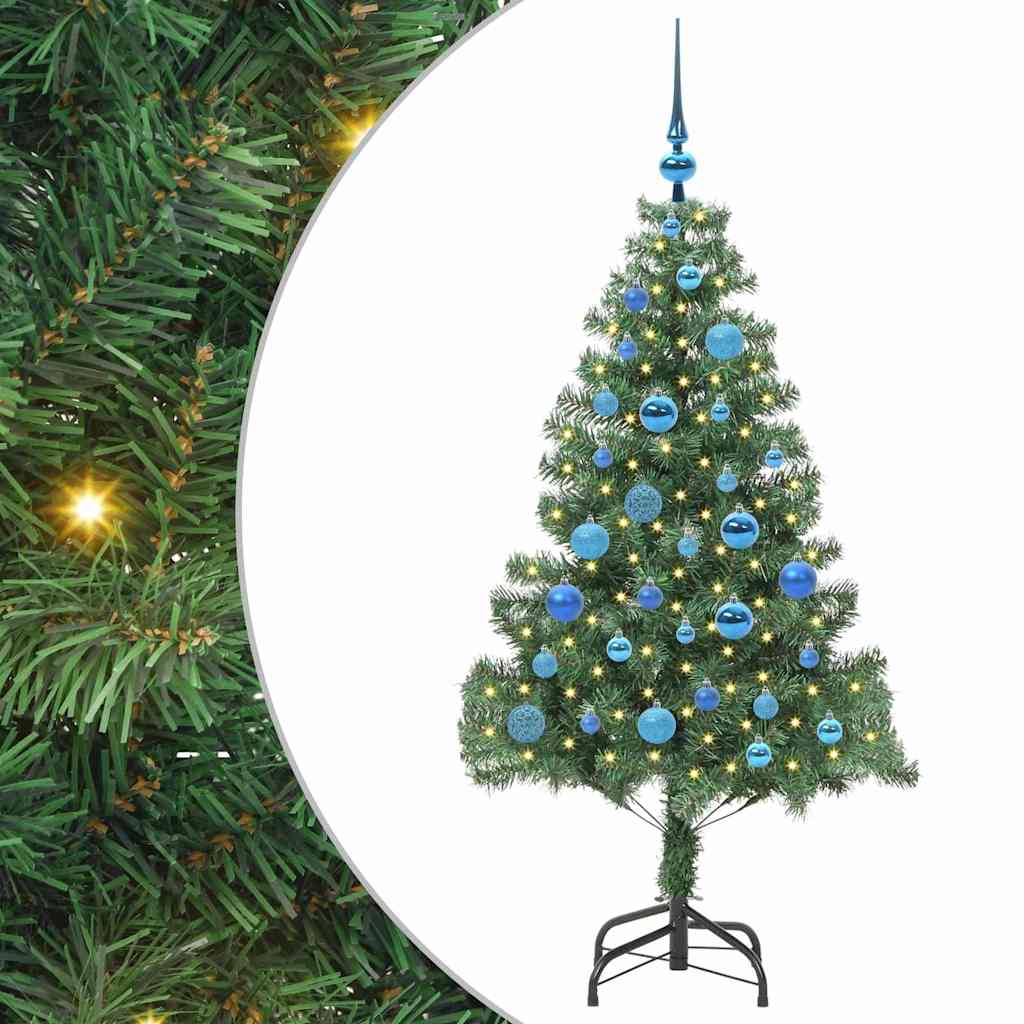 Christmas Tree with 150 LEDs with Stand Green 150 cm PVC