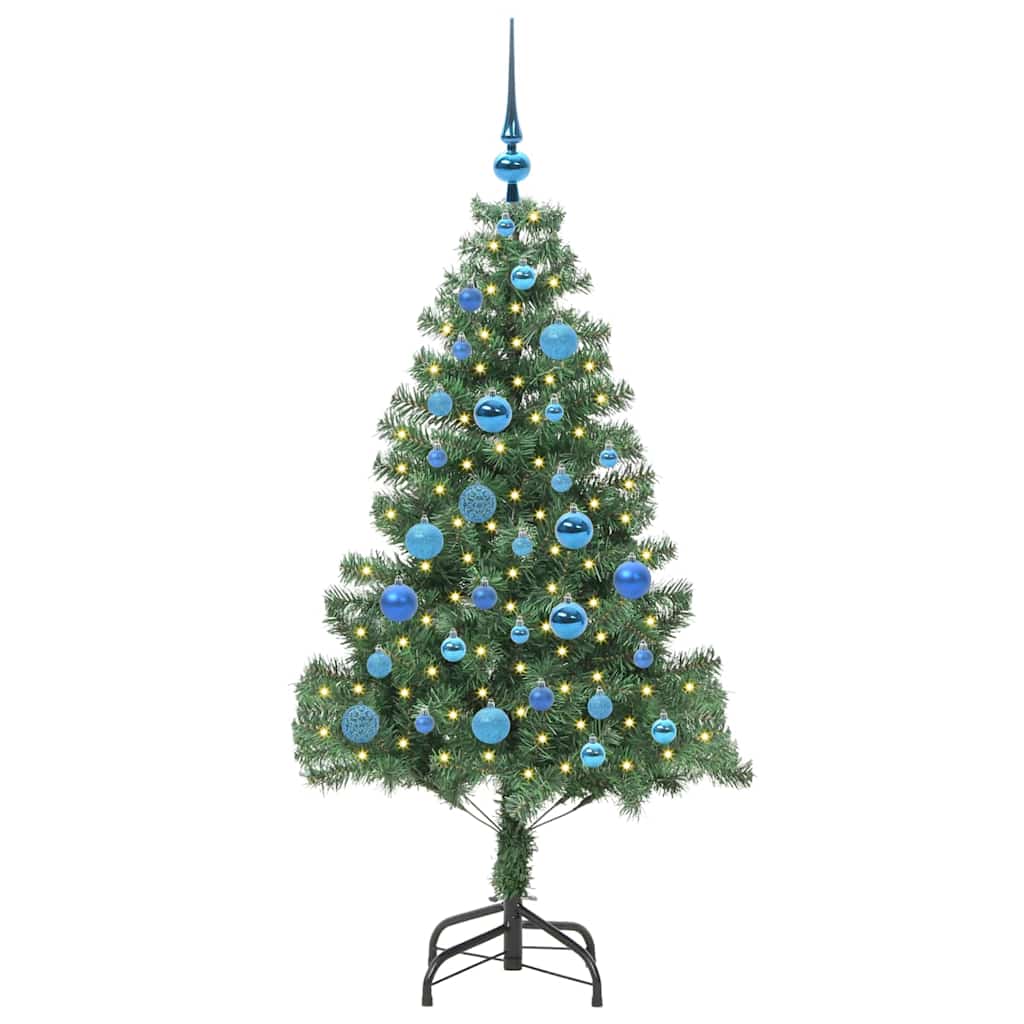 Christmas Tree with 150 LEDs with Stand Green 150 cm PVC