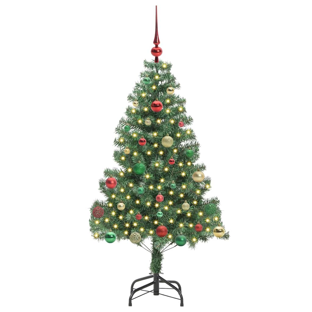 Christmas Tree with 150 LEDs with Stand Green 150 cm PVC