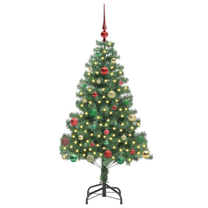 Christmas Tree with 150 LEDs with Stand Green 150 cm PVC