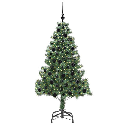 Christmas Tree with 300 LEDs with Stand Green 180 cm PVC