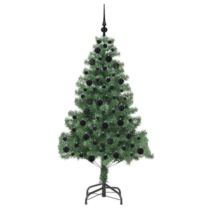 Christmas Tree with 300 LEDs with Stand Green 180 cm PVC