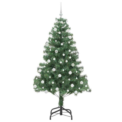 Christmas Tree with 300 LEDs with Stand Green 180 cm PVC