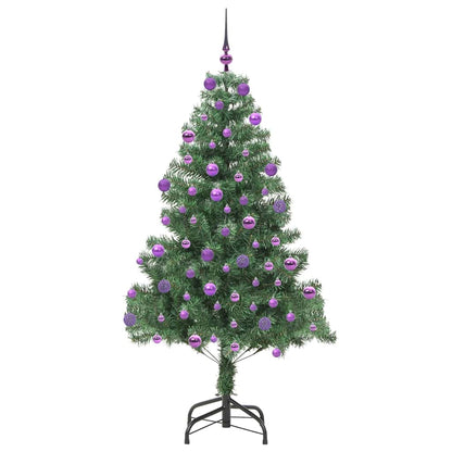 Christmas Tree with 300 LEDs with Stand Green 180 cm PVC