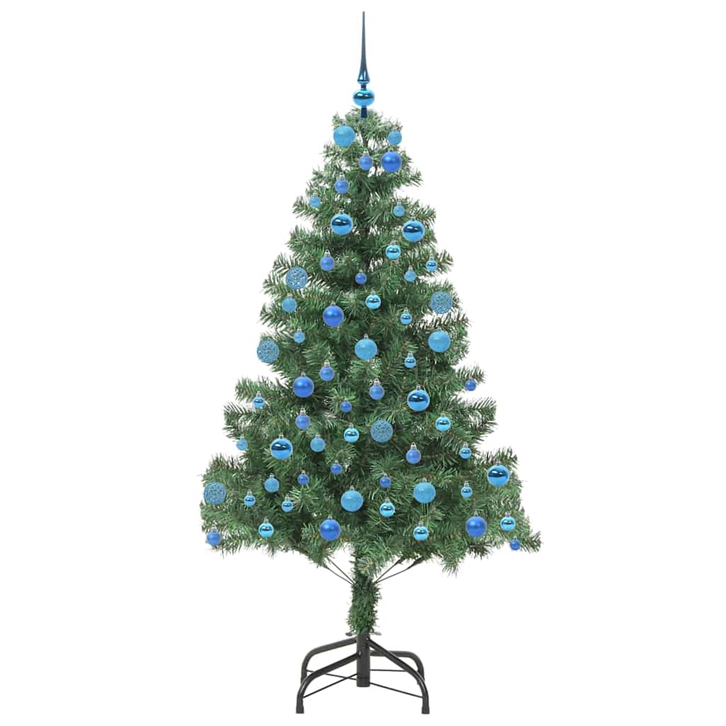 Christmas Tree with 300 LEDs with Stand Green 180 cm PVC