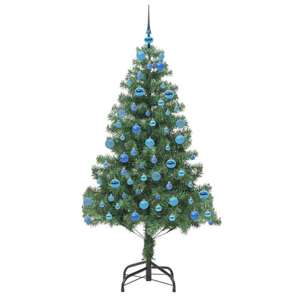 Christmas Tree with 300 LEDs with Stand Green 180 cm PVC