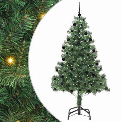 Christmas Tree with 300 LEDs with Stand Green 210 cm PVC