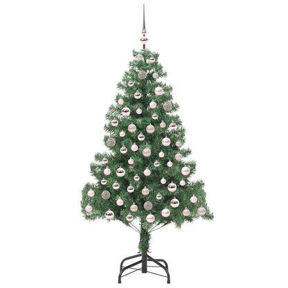Christmas Tree with 300 LEDs with Stand Green 210 cm PVC