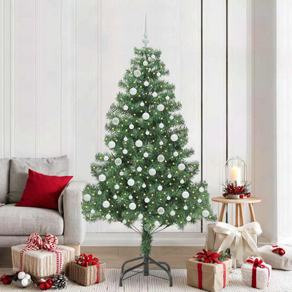 Christmas Tree with 300 LEDs with Stand Green 210 cm PVC