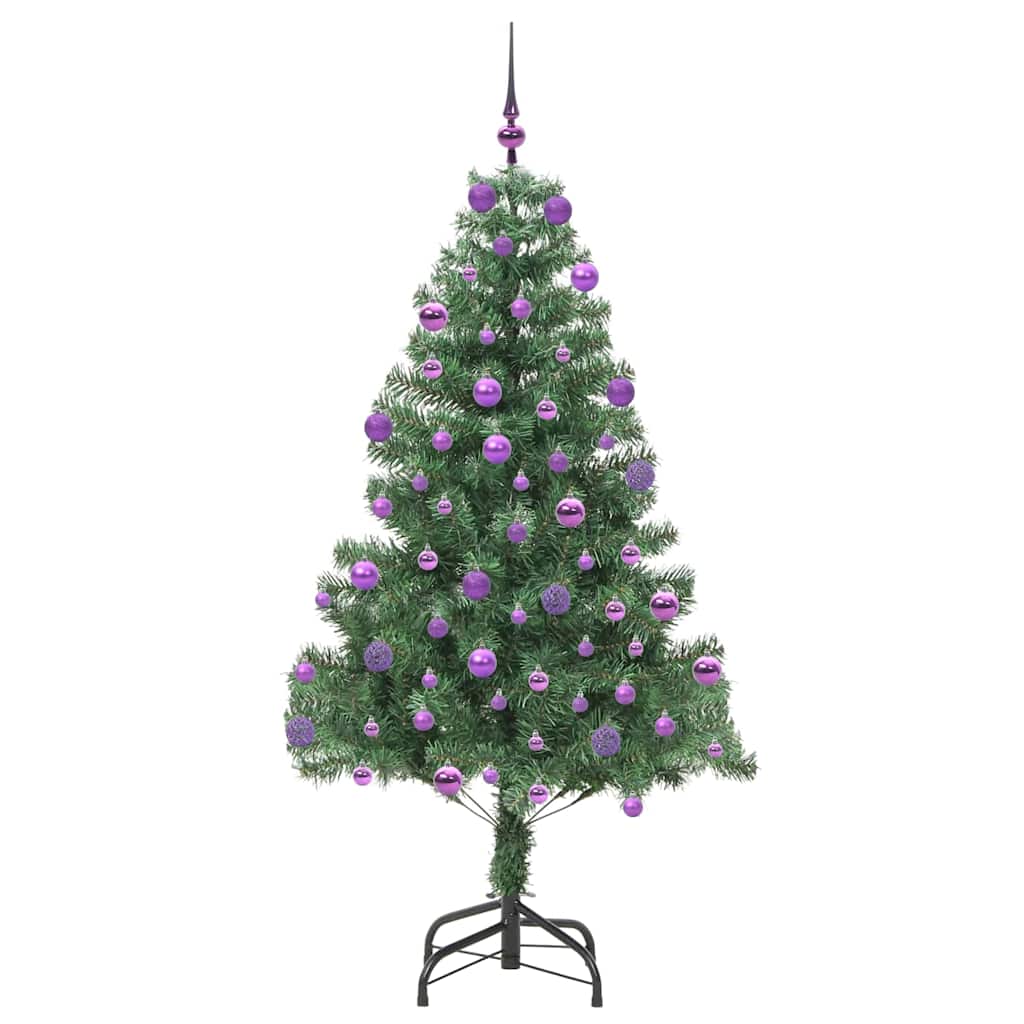 Christmas Tree with 300 LEDs with Stand Green 210 cm PVC