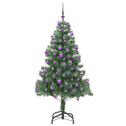 Christmas Tree with 300 LEDs with Stand Green 210 cm PVC
